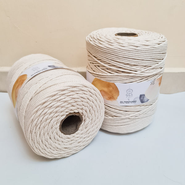 Macrame Cotton Rope - Natural Color