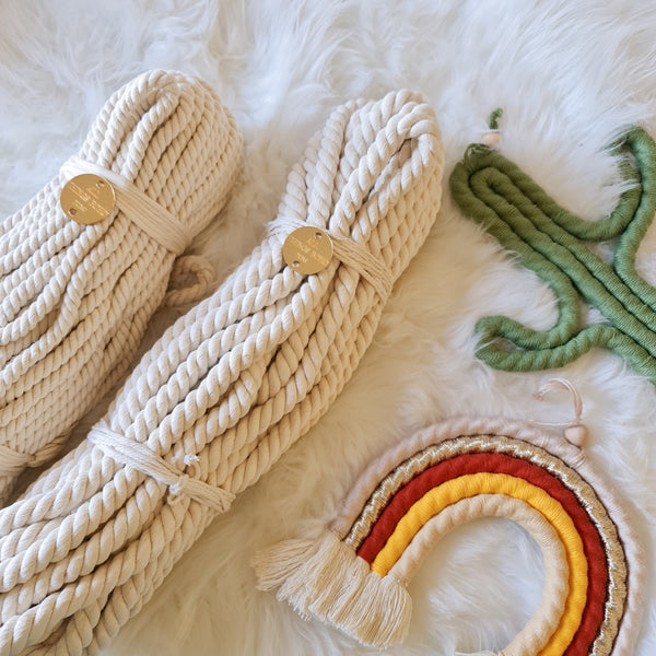 Macrame Cotton Rope - Natural Color